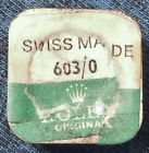 0 Crown 603 Genuine Pack Steel Rolex Nos Stainless Open