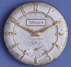 10.5x11.5l 10.5 11.5 Ligne Jewel Movement Gruen 405 40s Vintage 17j Spider Web Dial Parts Repairs