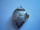 10k 2 Rgp Vintage Ladies Wristwatch Benrus Diamonds