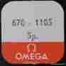 1105 Omega Vintage Original Click Spring For Cal 670