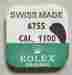 1120-35-60-61-66 6755 1100 Rolex Original Shock-absorber 4 Balance Lower New