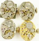 1140.11 5ac 4 Movements 5ad 5ab Lot Running Wristwatch Bulova