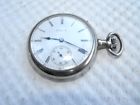 1275687 Elgin Pocketwatch Jewel Antique Runs Well Size Finger Bridge Gold