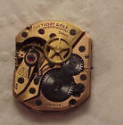 17.5-21 Tissot Vintage Sweep Wristwatch Cut Corner Rectangle Movement 4 Parts