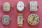 17 Hebe Movements Lot Jewel Tissot Watch Hamilton 6 Vintage Marshe Vuka