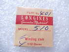 1757l 510 Longines Calthree Part 401 Sealed Marshall Winding Nos Stems