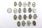 19 Oval Swiss Movement Lot- Pieces Steampunk Lot Antique Watch Parts