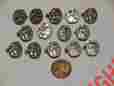 21-23j Bulova 14 Ladies Wrist Watch Movements 3 Tick Parts Repair P-85