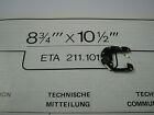211.101 Eta New Original Circuit For High Grade Watches Never Used In A Watch