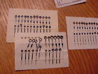 22-24mm Pocket Watch Hands 3 Cards 34 Pair Minute Are Nice Stuff No Reserv