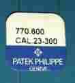 23-300 Patek Philippe Genuine Factory Sealed Part