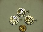 23.6mm Unbranded 3 Nos 17j Mens Day Date Wrist Watch Movements Running Parts Repair Q-89