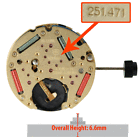 241.471 Eta Wrist Watch Movement Ships From Us