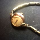 244 9ct Omega Vintage Lady Watch For Repair Case