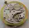 2572c Zenith Movado 2572 C 17 Jewels Watch Movement Dial For Parts