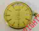 2834-2 Geneve Vintage Eta Mecaline Automatic Watch Movement Day Date 25 Jewels