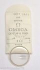 2569 31.8mm Omega Watch Crystal With Yellow Ring And Date Window