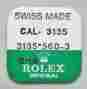3155-75-85 3135 Rolex Original 560 1 Spring Clip Oscillating Weight New