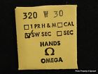 320w30 Omega Vintage Original Hand Silver Sweep Second