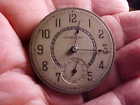 38.94 Unbranded Mm 6 Jewels Stratford Pocket Watch Movement For Parts Only