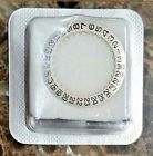41.12 Omega Original Date Indicator Part Number Black On Silver New