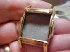 421-583 Gruen Vintage Watch Case Gold Filled Rectangular Shape Back Cover