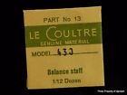 Cal.430 430-13 Jaeger Lecoultre Balance Staff Part