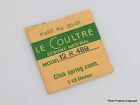 Cal.489 434 Lecoultre Jaeger 814 31 Comb Spring 30 Part Click