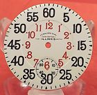 44.5mm Ferguson Pocket Watch 44.5 Illinois Prices Enamel Original Dial 18s Porcelain Nos