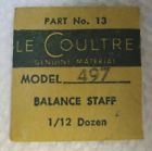Cal.497 497-13 Jaeger Lecoultre Balance Staff Part