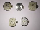 4repair Longines Ladies Watch Movement Lot Wittnauer 6w7 Hamilton 757 410 5ln