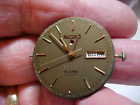 5c23a Seiko Quartz Alarm Movement For Parts Model With Dial Hands