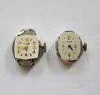 622 833a Elgin Lot Vintage Wrist Watch Movements Parts Repair Watchmaker