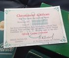 6536-1 6610 6542 1958 Certificate 6538 Rare Blank Gilt 5508 Rolex Chronometer