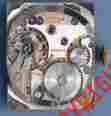 8.75 9.75 Ligne Jewel Curvex Movement Dial Gruen 40s Vintage Cal 440 Running Mvt W Stem Crown Parts Repairs