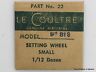 Cal.818 818-450 Jaeger Lecoultre Set Wheel Part