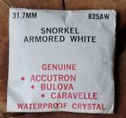 825aw Bulova Vintage Divers Watch Snorkel Crystal White Ring Part