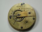 939322 A.w Co Waltham 18 Size Model 57 No Watch Movement 144m