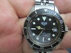 980.014 Eta Vintage Heuer Quartz 200 Meters Pro Wrist Watch Movement Not Works A196