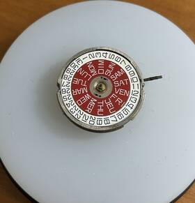 A. Schild 6309c As 5206 Movement Swiss A. Date At 3 For Parts/clean Good Balance