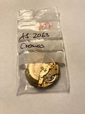 As-2163 A. Shield Vintage Cronos Automatic 17 Jewel 2163 Watch Movement Repair Parts