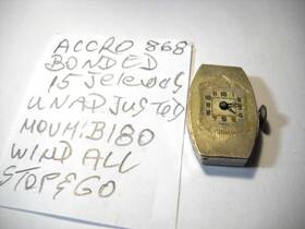 868l Accro Bonded B180 15 Jewels Unadjustment Movement Wind All Stop And Go