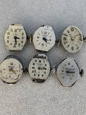 Alpha Continental Waltham Norwood Wadsworth Vantage Oris W 4440kif Mechanical Watch Movements