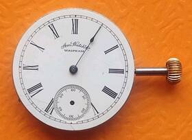 American Waltham Watch Co. 375114 Co.d-30.6mm Frosted Finish Movement