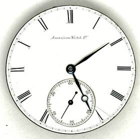 388364 American Watch Co. Waltham Appleton Tracy Pwm Model 1865 Works Briefly C 1868/1869 #743