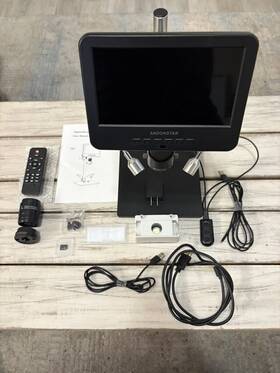 Ad246s-m Andonstar 445041076035 Hdmi Digital Microscope 2000x For Adults 3 Lens 2160p Uhd Vi