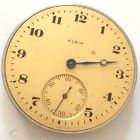 1921 Art Parts Prices Repair Deco Elgin 12s Pocket Watch Movement Grade 303 Vintage