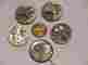 As1187 Unbranded 5 Vintage Mens Watch Movements Parts Repair Steampunk R-15