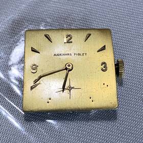 51858 Audemars Piguet Manual Winding Movement With Dial For Parts Or Repair