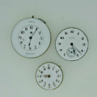 B7948 Lot Of Three Antique Movements Waltham Elgin And Swiss Parts